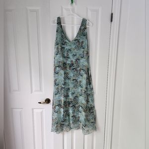 NWT silk blend midi dress